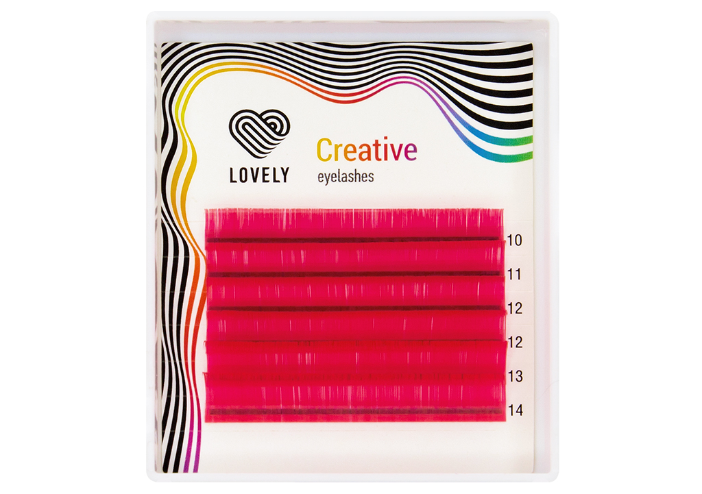 картинка Ресницы Lovely розовые МИКС MINI (6 линий) от магазина СтильПро