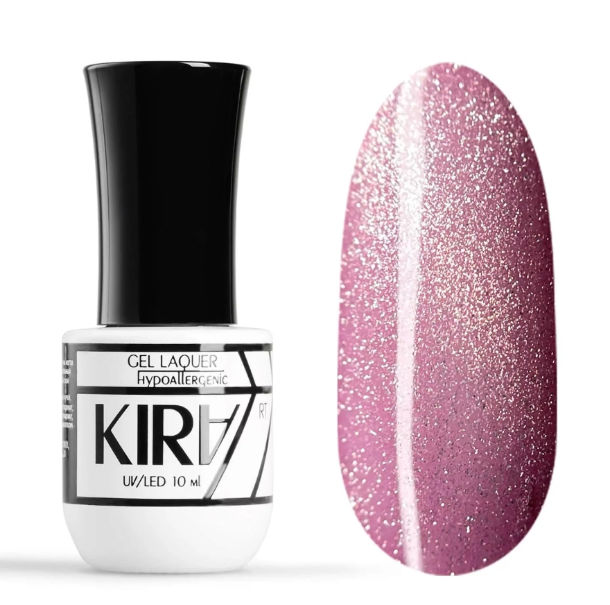 картинка Гель-лак КИРА кошачий глаз Rose 10 мл. от магазина СтильПро