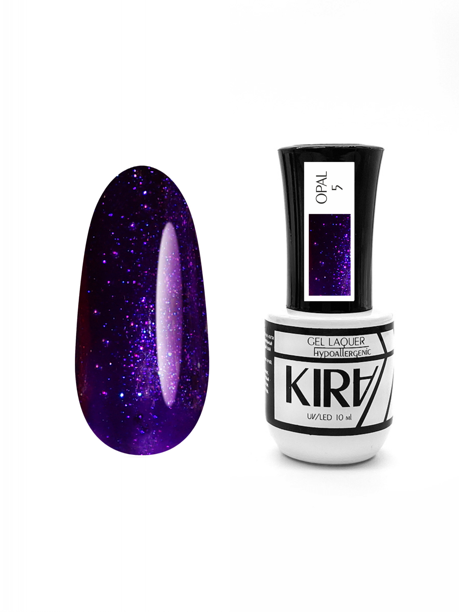 картинка Гель-лак КИРА Opal №5 10 мл. от магазина СтильПро