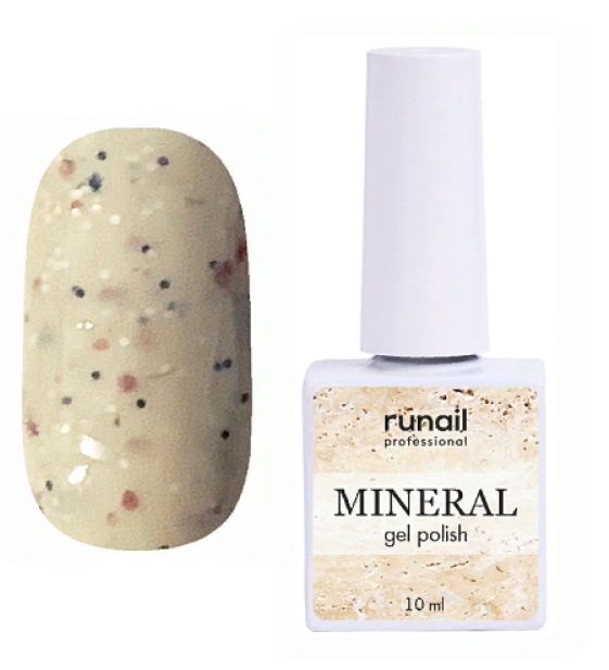 картинка Гель-лак Runail с миксом частиц MINERAL,10 мл №7284 от магазина СтильПро