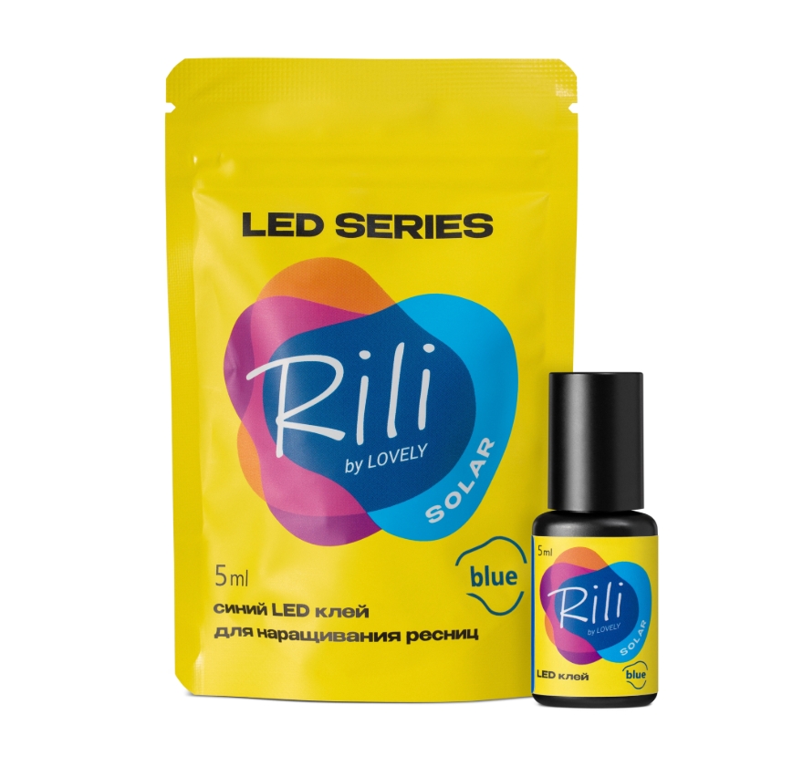 картинка Клей Rili Solar Blue для LED наращивания от магазина СтильПро