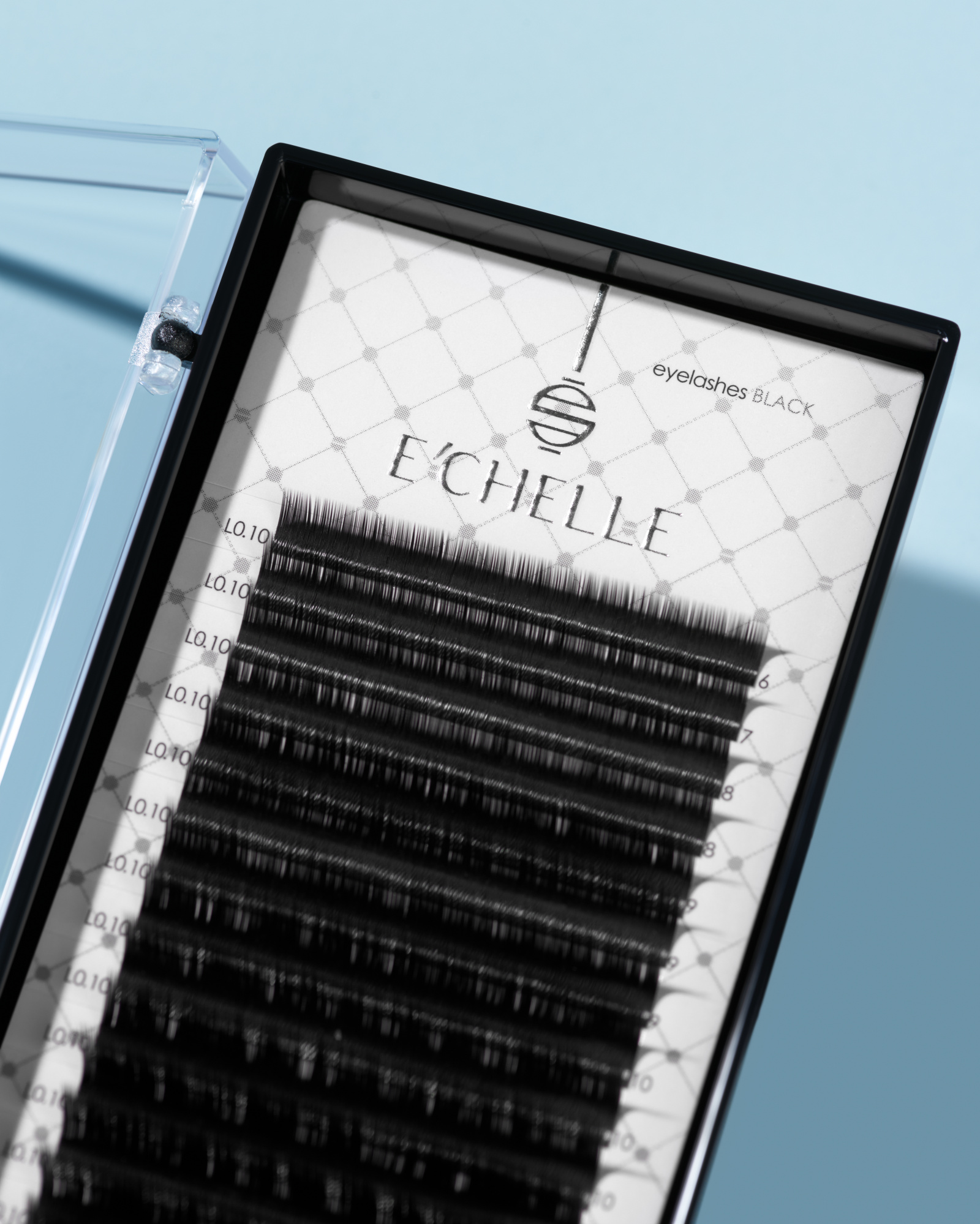 картинка Ресницы E'Chelle черные (16 линий) от магазина СтильПро