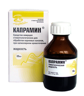 картинка Кровоостанавливающее Капрамин 30 мл. от магазина СтильПро