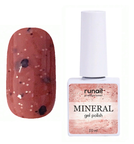 картинка Гель-лак Runail с миксом частиц MINERAL,10 мл №7283 от магазина СтильПро