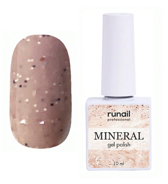 картинка Гель-лак Runail с миксом частиц MINERAL,10 мл №7282 от магазина СтильПро