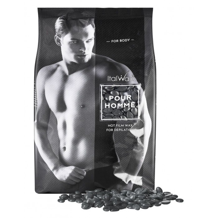 картинка Воск горячий (пленочный) ITALWAX гранулы POUR HOMME мужской от магазина СтильПро