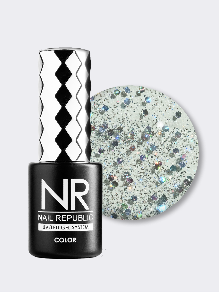 картинка Гель-лак NR №422 Diamonds, Мерцающий алмаз (10 гр) от магазина СтильПро