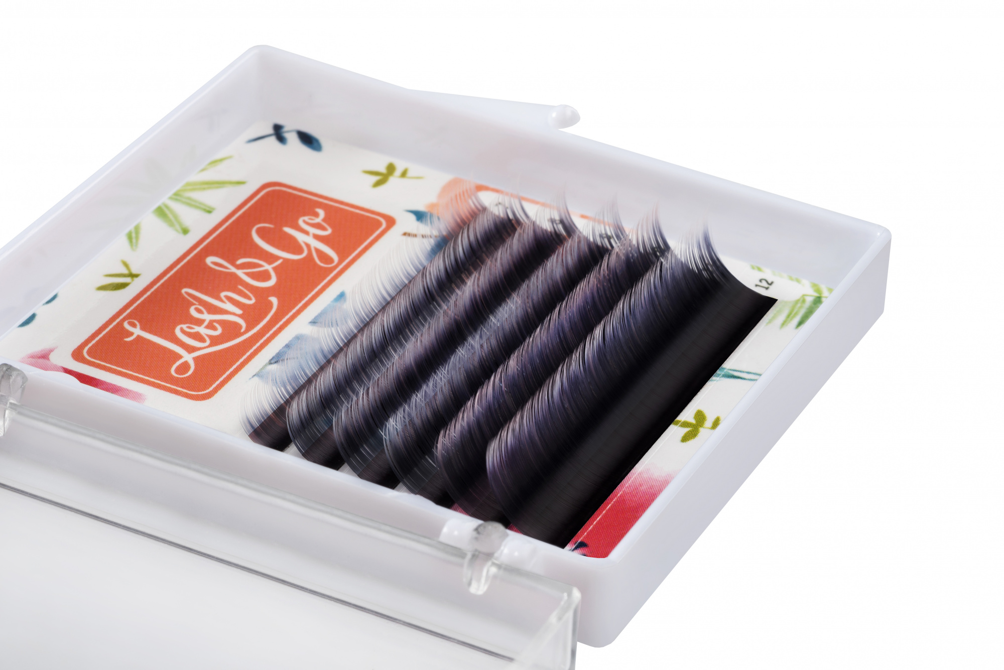 картинка Ресницы Lash&Go Омбре Белый МИКС MINI (6 линий) от магазина СтильПро