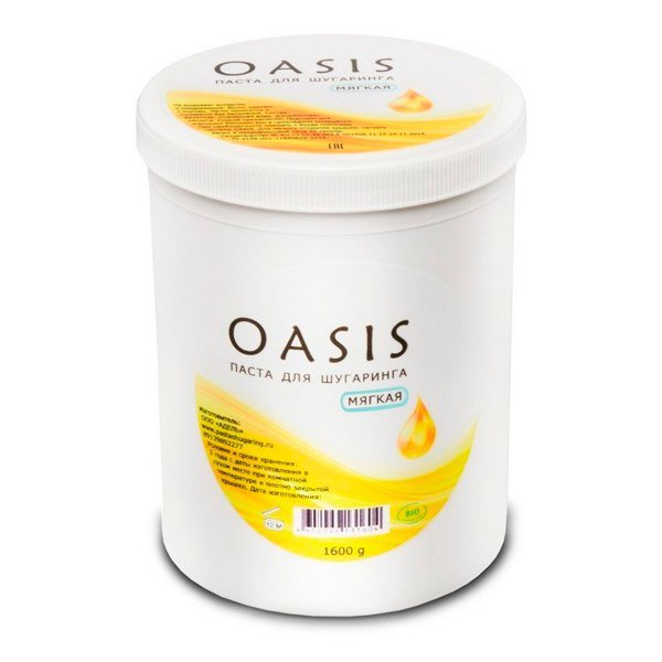 картинка Сахарная паста шугаринг OASIS (мягкая) 1600гр от магазина СтильПро