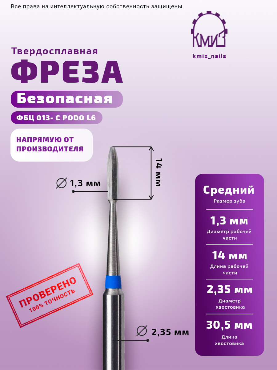 картинка Фреза безопасная КМИЗ  от магазина СтильПро