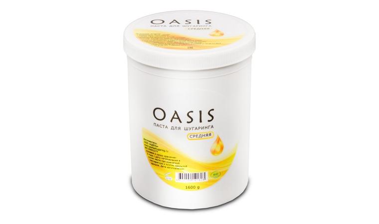 картинка Сахарная паста шугаринг OASIS (средняя) 1600гр от магазина СтильПро