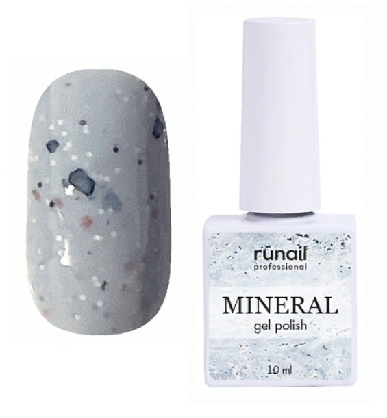 картинка Гель-лак Runail с миксом частиц MINERAL,10 мл №7285 от магазина СтильПро