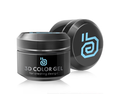 картинка Гель RuNail 3D Голубой, Light Blue, 5г от магазина СтильПро
