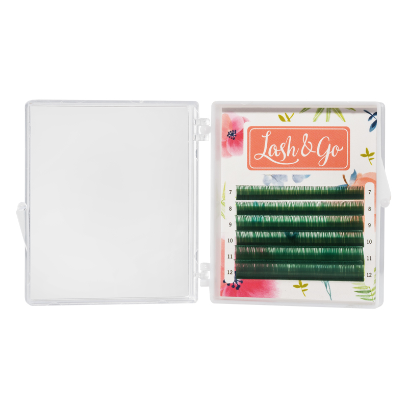 картинка Ресницы Lash&Go зеленый МИКС MINI (6 линий) от магазина СтильПро