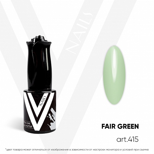 картинка Гель-лак Vogue Nail №415 Fair green 10 мл от магазина СтильПро