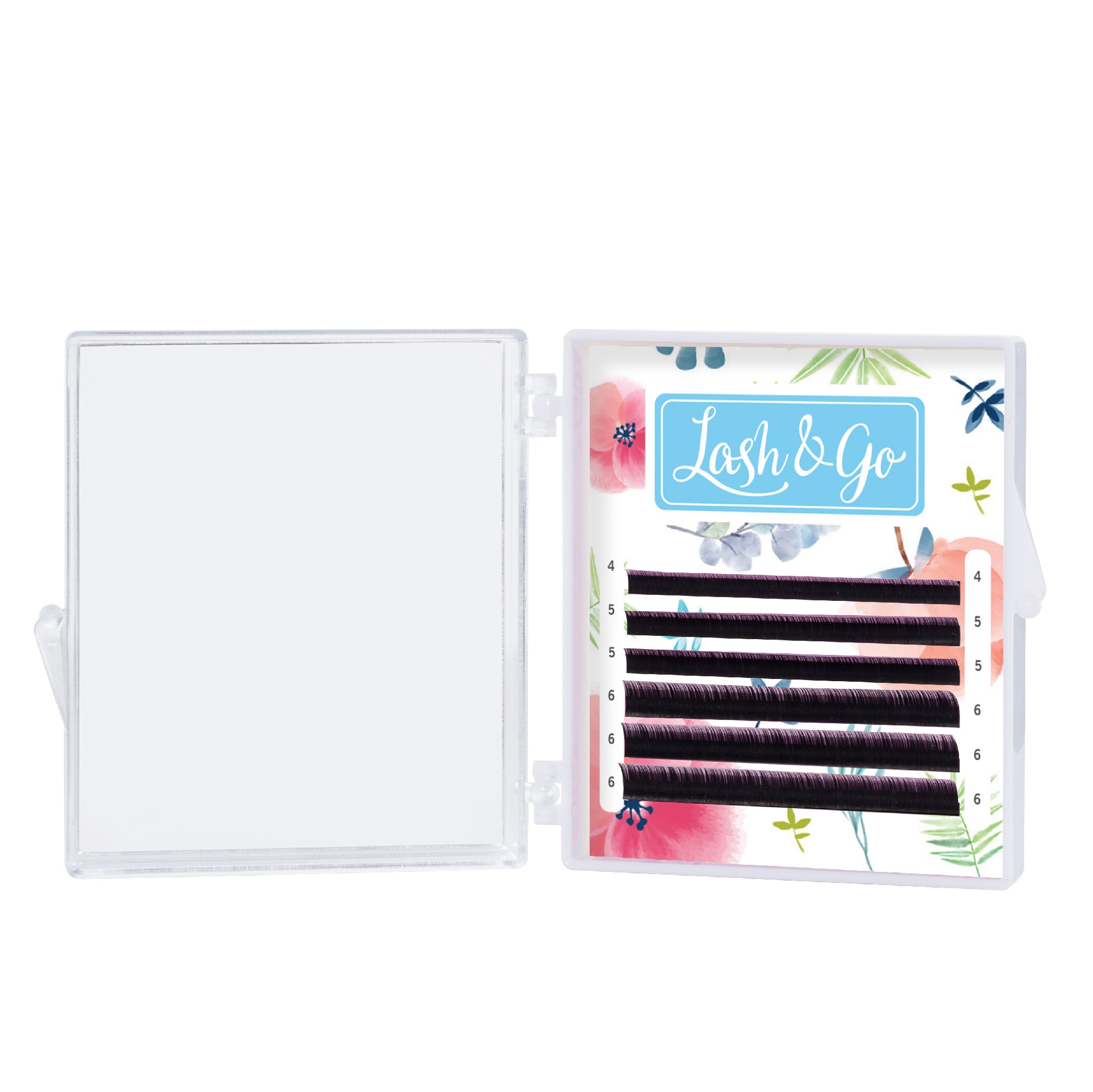 картинка Ресницы Lash&Go черные MINI МИКС (6 линий) от магазина СтильПро