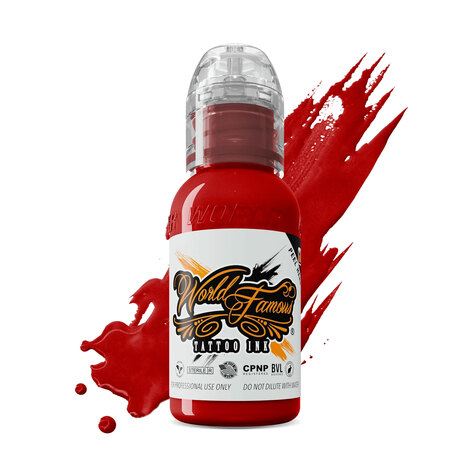 картинка Тату краска Red Hot , World Famous от магазина СтильПро