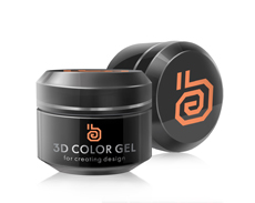 картинка Гель RuNail 3D Оранжевый, Orange, 5г от магазина СтильПро