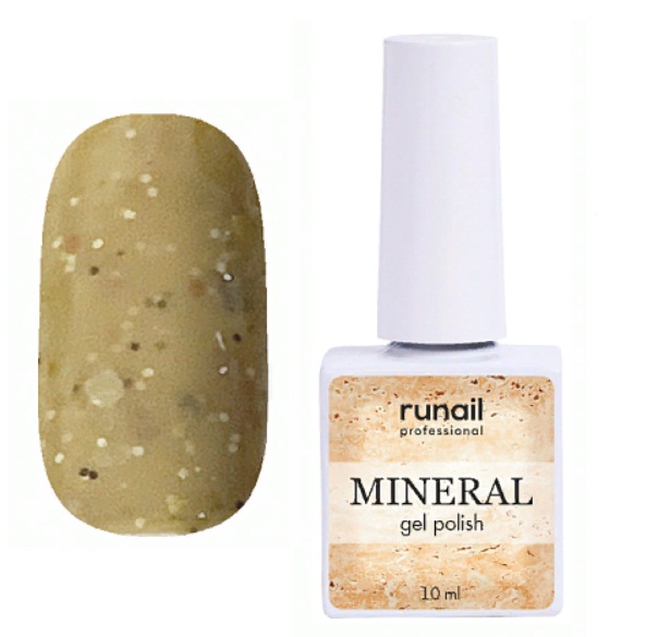 картинка Гель-лак Runail с миксом частиц MINERAL,10 мл №7279 от магазина СтильПро
