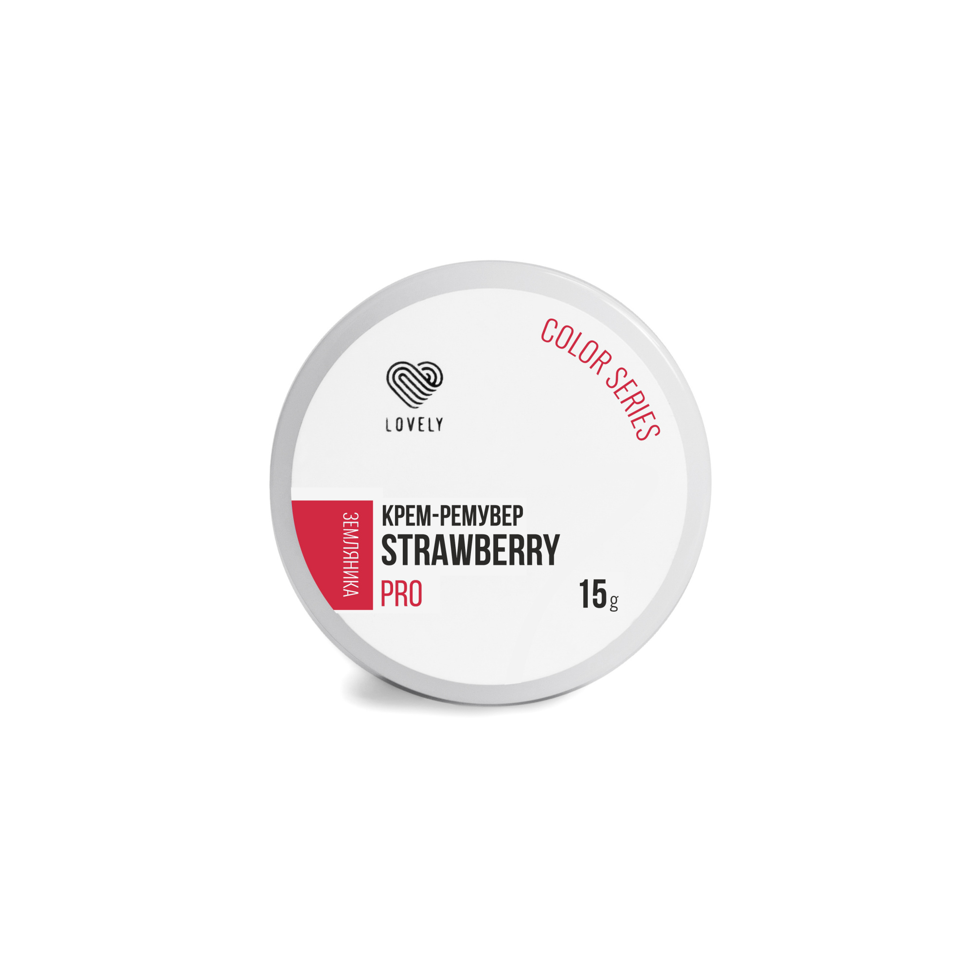 картинка Ремувер-крем Lovely Strawberry аромат земляника, 15g от магазина СтильПро