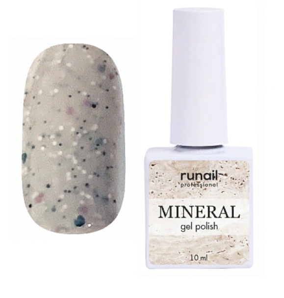 картинка Гель-лак Runail с миксом частиц MINERAL,10 мл №7278 от магазина СтильПро