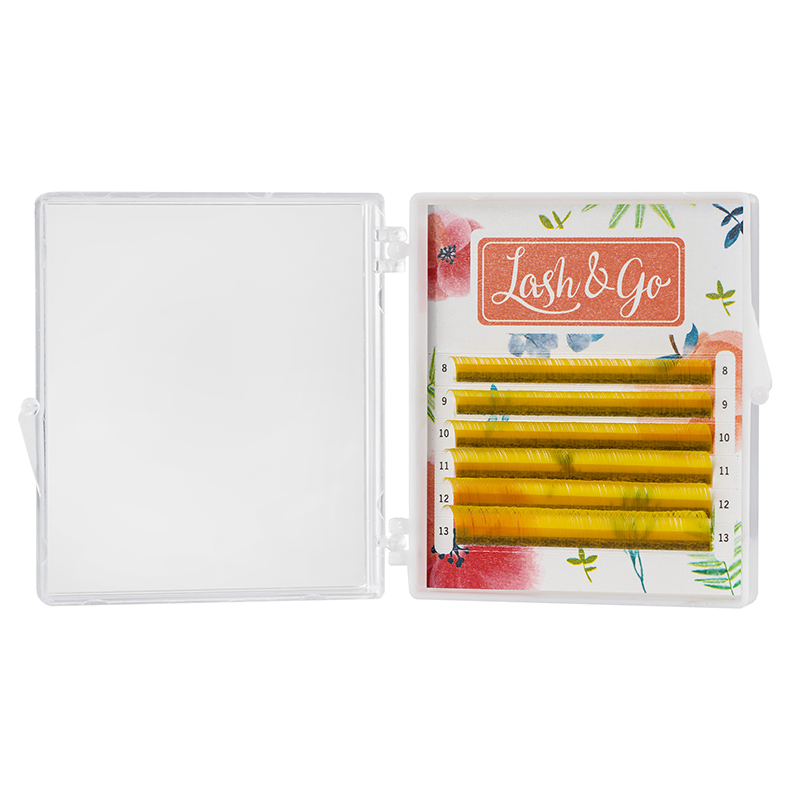 картинка Ресницы Lash&Go желтые МИКС MINI (6 линий) от магазина СтильПро