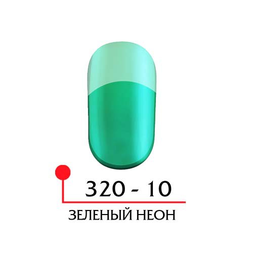 картинка ФП Гель-лак "TINT" № 10 зеленый неон 5 мл. от магазина СтильПро