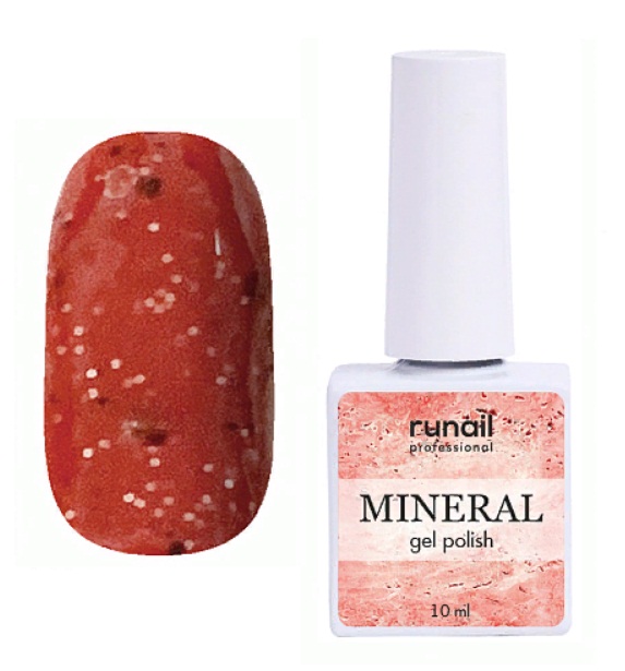 картинка Гель-лак Runail с миксом частиц MINERAL,10 мл №7281 от магазина СтильПро