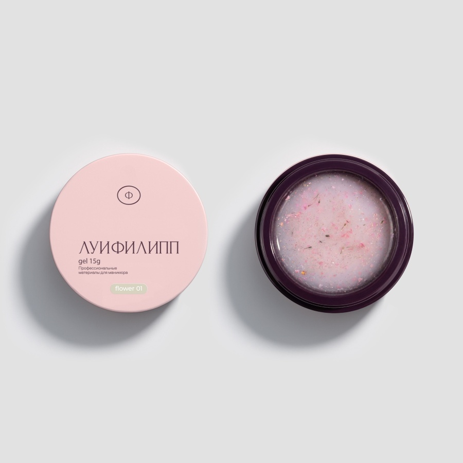картинка Гель для наращивания Луи Филипп Flower gel 15 гр от магазина СтильПро