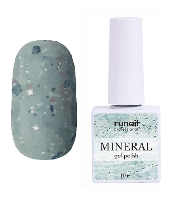 картинка Гель-лак Runail с миксом частиц MINERAL,10 мл №7286 от магазина СтильПро